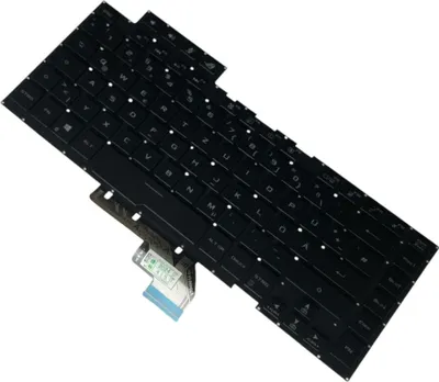 Produktbild von Trade-Shop Original Laptop Notebook Tastatur Deutsch QWERTZ mit Backlight kompatibel mit Asus ROG Zephyrus M GA502 GU502 GU502DU GU502GU GU502GV