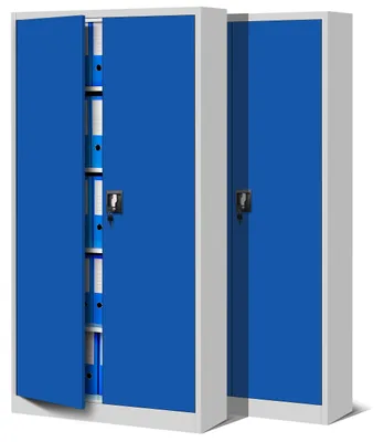 Produktbild von Jan Nowak 2er Set Aktenschrank Metallschrank, abschließbar, 185x90x40 cm