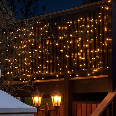 Produktbild von Sirius Top-Line System Lichtvorhang Starter Set 100 LED 1,1x1m außen