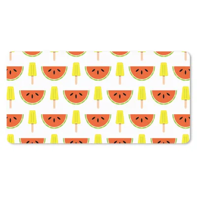 Produktbild von MuchoWow® Mauspad Mousepad Eiscreme - Wassermelone - Muster - Sommer 60x30 cm - Mousepads - Maus Mat - Pad - Mausunterlage - Nachhaltig