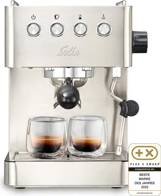Produktbild von Solis Siebträger Kaffeemaschine Gran Gusto, 58 mm Siebträger, 15 Bar, Wassertank