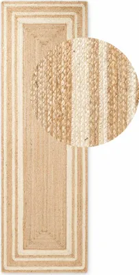 Image de Tapis en jute Hanse Home Looma, Looma Nature, Or, Ivoire