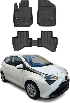 Produktbild von 2014-2022 Toyota Aygo Fußmatten TPE Schwarz 3 tlg