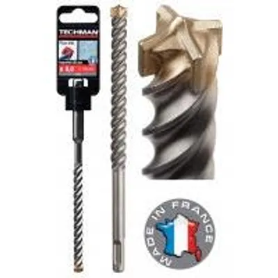 Produktbild von Betonmeißel SDS - 4 Schneiden Bezeichnung 1 Meißeldurchmesser 8 mm Länge 160 / 110 mm