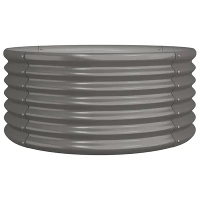 Produktbild von Pflanzkübel Verzinkter Stahl 80x80x36 cm Grau