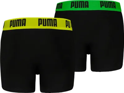 Produktbild von Puma Boxershorts Jungen Kinder Unterhose Unterwäsche 2 er Pack , Farbe:Black Combo, Bekleidung:152