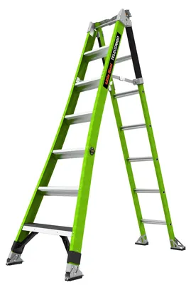 Imagen del producto de TeleCombo: Escalera de fibra de vidrio 3 en 1