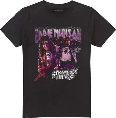 Produktbild von Stranger Things T-Shirt Uni Eddie Munson Homage 86 schwarz L