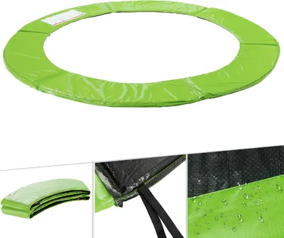 Produktbild von AREBOS Kryt pružín na okraje trampolíny, príslušenstvo k trampolíne, 183-185 cm, z PVC a PE, odolný proti roztrhnutiu, svetlozelený