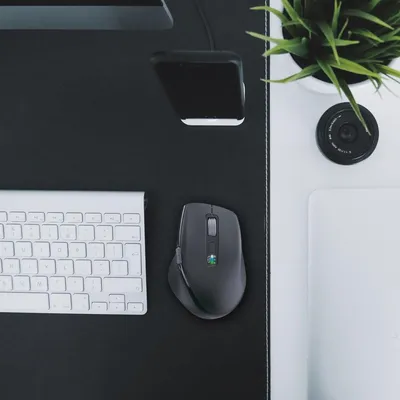 Immagine prodotto di Mouse wireless Bluetooth e 2.4 GHz - Ergonomico - 4 livelli DPI - Nero
