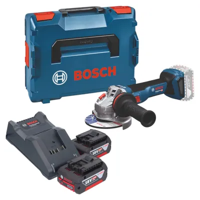 Zdjęcie produktu dla Akumulatorowa szlifierka kątowa Bosch GWS 18V-11 Professional 18 V 125 mm bezszczotkowa + L-Boxx ( 06019N4102 ) - bez akumulatora, bez ładowarki
