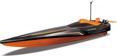 Produktbild von Maisto Tech - Ferngesteuertes Speedboat - Hydro Blaster (schwarz/orange)