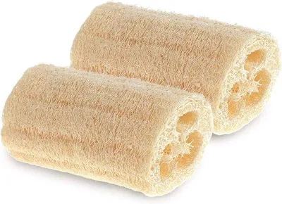 Produktbild von Natürliche Luffa-Schwamm für Körperpflege und Peeling, weiß