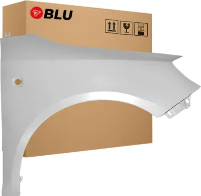 Image de BLU Aile Compatible avec Skoda Fabia II (5J) | Roomster 9157 Droite Silber SteelGrau | 2007-2015 | Avant | Peint| Prêt à Monter | Acier