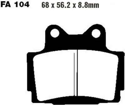 Immagine prodotto di Pastiglie freno EBC HH FA104 mescola sinterizzata per Yamaha