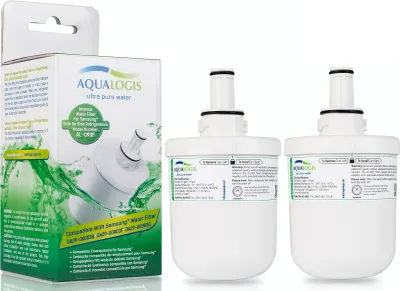 Obrázek produktu pro 2x vodní filtr pro Samsung Da29-00003F HAFIN - kompatibilní s filtrem chladničky Samsung DA29-00003G, HAFIN2/EXP - náhradní filtr do chladničky