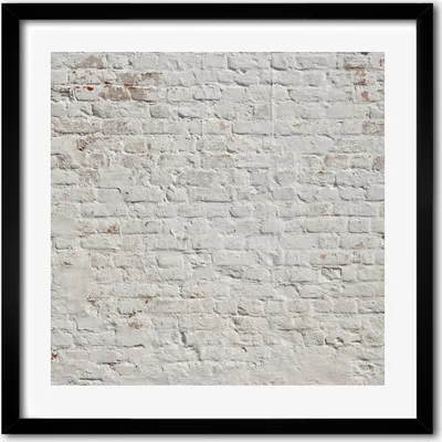 Produktbild von Bild - 50 cm x 50 cm - MDF - Rahmen, Wandkunst - Backsteinmauer