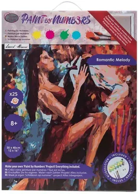 Immagine prodotto di Set "Dipingi con i numeri" Craft Buddy - Quadro acrilico 30x40 cm per bambini