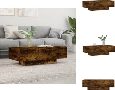 Produktbild von vidaXL Couchtisch Räuchereiche 100x49,5x31 cm Holzwerkstoff - Couchtische