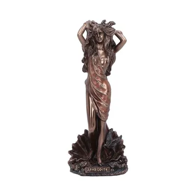 Skulptur stellt Aphrodite dar, die griechische Göttin der Liebe, Schönheit, Lust und Fortpflanzung.