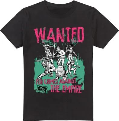 Produktbild von Star Wars - "Wanted Rebels" T-Shirt für Herren TV4117 (M) (Schwarz)