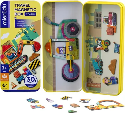 Obrázok produktu pre MIEREDU MierEdu - Magnetické puzzle - nákladné auto
