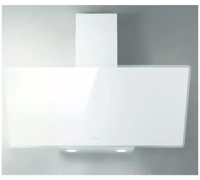 Image de Hotte décorative inclinée 90cm 713m3/h blanc - Elica - PRF0119829 - shire wh/a/90
