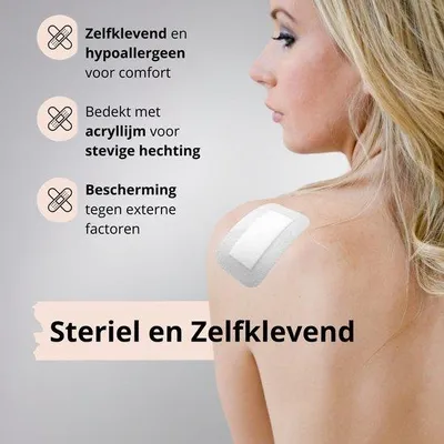 Produktbild von Elastopor STERIL Vliesverband mit Saugeinlage, selbstklebend, 8cm x 10cm