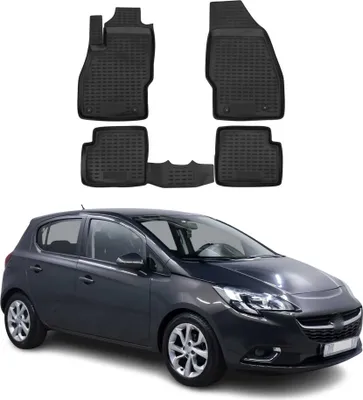Image de 2014-2019 Tapis de sol Opel Corsa TPE noir 4 pièces