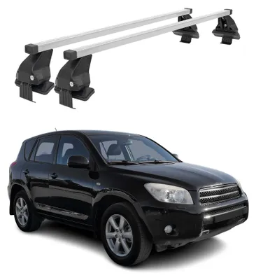 Image de Barres de toit transversales pour Toyota RAV4 2005-2012 Acier Gris, productTiles.product.images.aiGenerated
