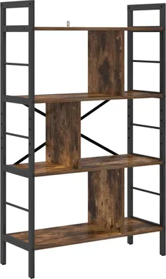 Obrázok produktu pre vidaXL Údená dubová knižnica 75 x 30 x 123,5 cm materiál na báze dreva
