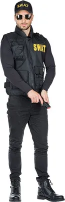 Produktbild von S.W.A.T.-Weste Deluxe SWAT, Groesse:48/50