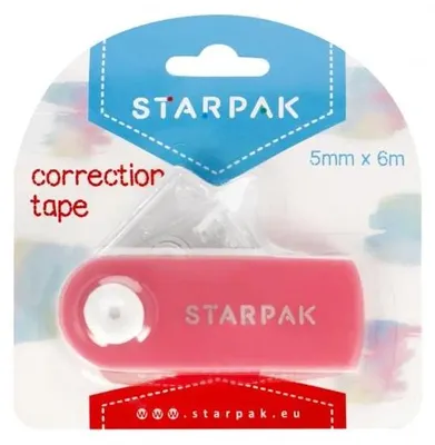 Image de Corrigeur en rouleau 5 mm x 6 m - rose - Starpak