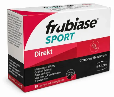 Produktbild von FRUBIASE SPORT Direkt Granulat 18St PZN 09702028