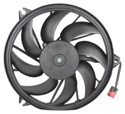 Image de ABAKUS 038-014-0004 : Ventilateur de refroidissement moteur, ventilateur de radiateur, compatible avec PEUGEOT 206 berline (2A/C), radiateur à eau de diamètre 390 mm