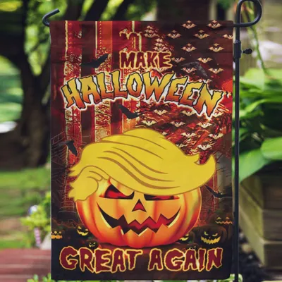 Produktbild von Halloween-Dekorationen, Gartenflaggen für draußen, Dekorationen für Zuhause und draußen, Halloween-Party-Dekorationen