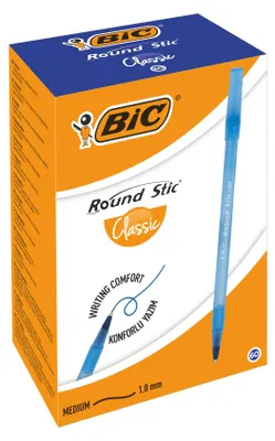 Produktbild von Kugelschreiber Round Stic Classic BIC blau 60 Stück
