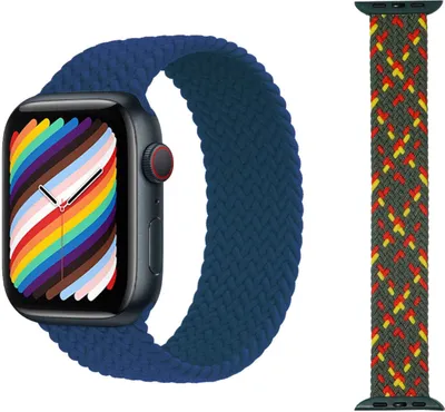 Obrázek produktu pro Pro Apple Watch Series 9 8 7 41 / 6 SE 5 4 40 / 3 2 1 38mm Náhradní nylonový řemínek k hodinkám