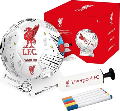 Produktbild von Liverpool FC - Mini-Fußball Set Zum Ausmalen TA13589 (Einheitsgröße) (Bunt)