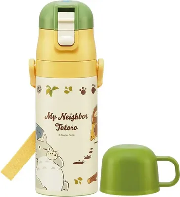 Produktbild von Semic Mein Nachbar Totoro Trinkflasche double opening Totoro & Catbus 420 ml