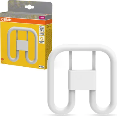 Zdjęcie produktu dla OSRAM HOMELIGHTING 4058075822917 LED (monochrome) EEC F (A - G) GR8 7 W = 16 W Warm white (Ø x H) 134 mm x 134 mm 1 pc(s)