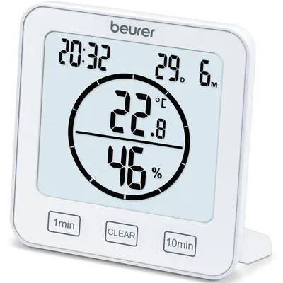 Immagine prodotto di BEURER Termoigrometro LCD Timer bianco HM 22