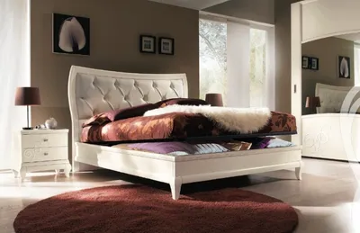 Produktbild von Schlafzimmer Bett Nachttisch Doppelbetten Modernes Bettgestell Betten Set 3tlg.