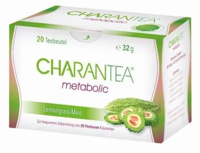 Obrázok produktu pre Charantea metabolic Lemon/mint Filterbeutel 20 St