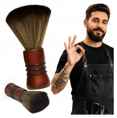 Produktbild von xhair Holz Nackenbürste mit Naturborsten
