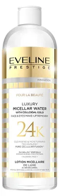 Produktbild von Eveline Cosmetics Eveline Prestige – reinigendes, feuchtigkeitsspendendes Mizellenwasser – 16er Karton