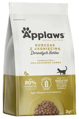 Zdjęcie produktu dla Applaws 4024, Dorosły, Kurczak, Jagnięcina, 2 g