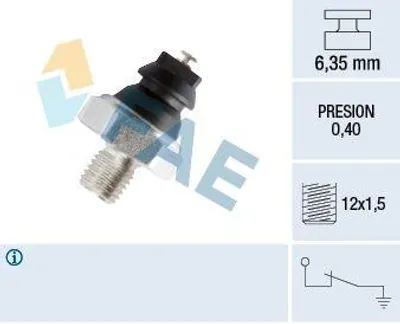 Produktbild von FAE 12200 Öldruckschalter Öldrucksensor für BMW 3 Limousine (E30) 5 Limousine (E28) 5 Limousine (E12)