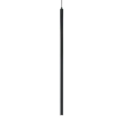 Produktbild von Sospensione Runde Moderna Ultrathin Metallo Nero Led 11,5W 3000K D100