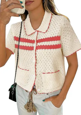 Produktbild von Eine lässige,locker sitzende und stylische Damenstrickjacke mit Knopfleiste,Größe:XL